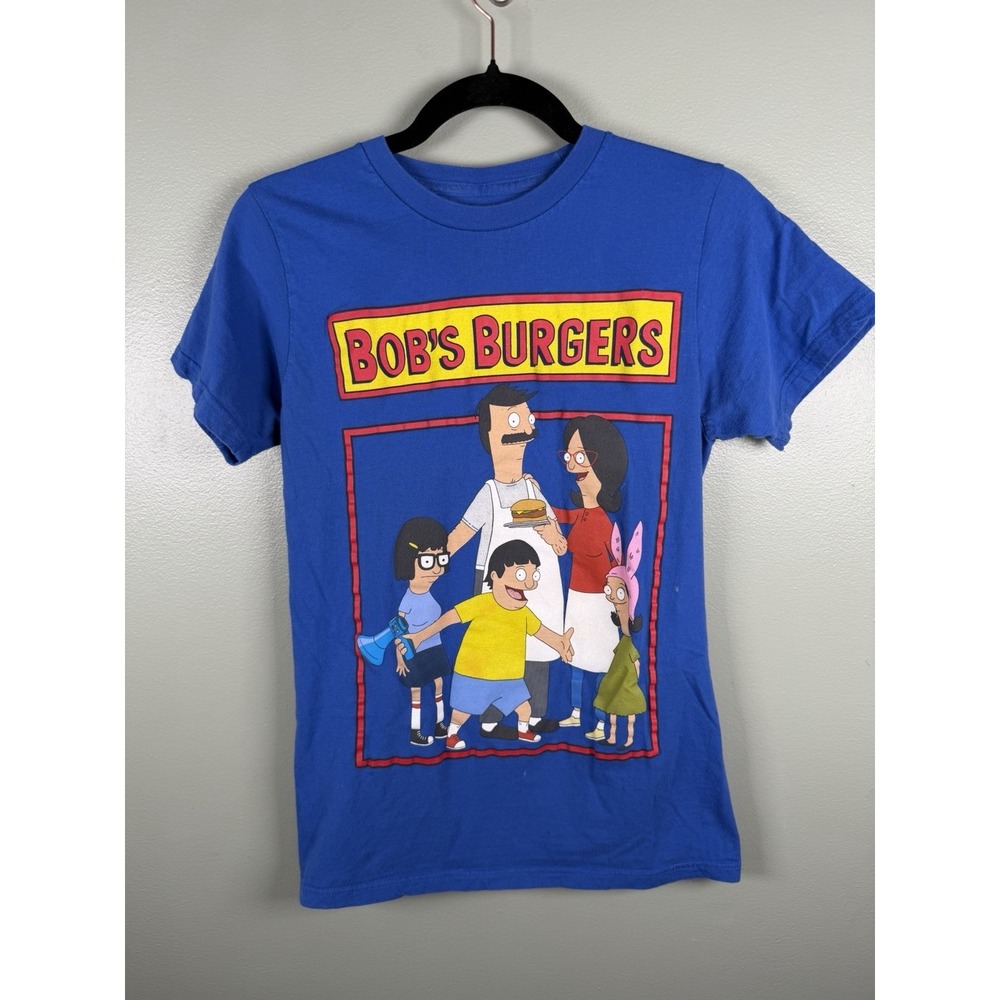 Bob's Burgers Graphic T-Shirt Women's Small Blue Licensed Cartoon Tee